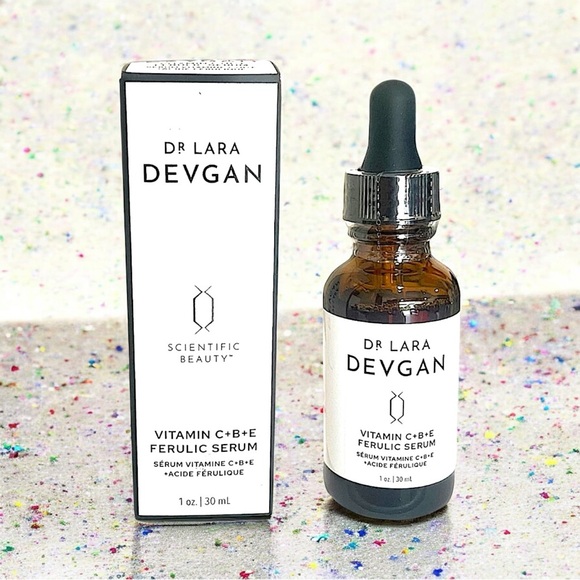 Dr. Lara Devgan Scientific Beauty Vitamin C+B+E Ferulic Serum 1oz NIB RV $145 - Picture 3 of 10